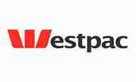 A picture of Westpac's logo, a client of The Strategy Group